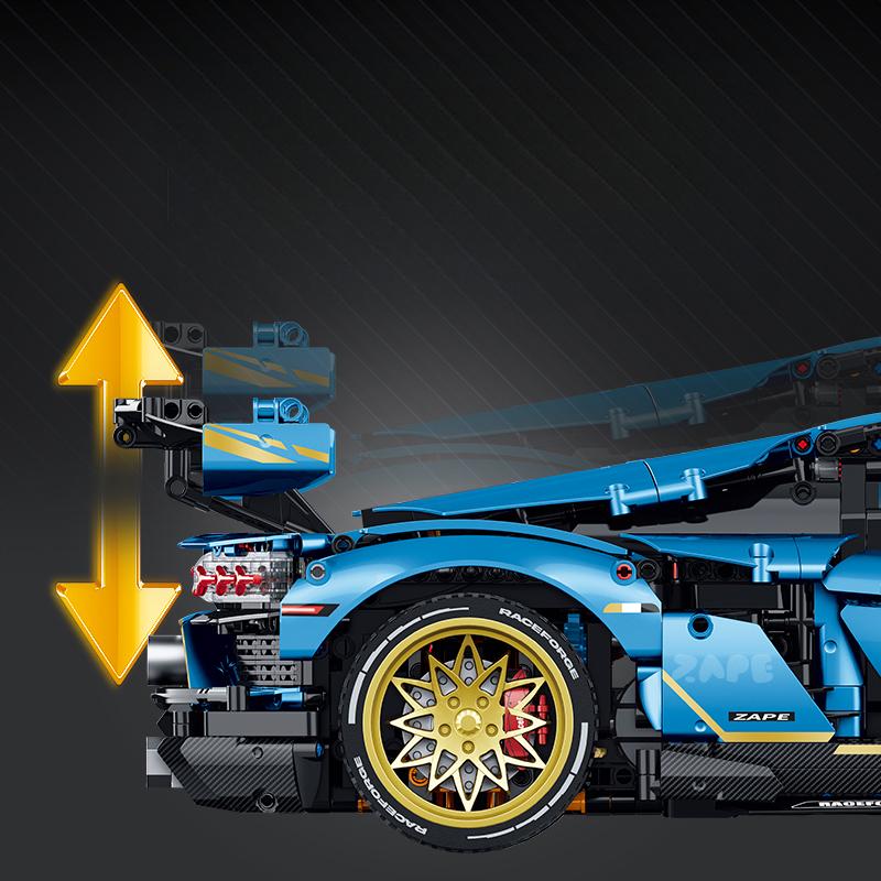 <Upgraded>Lamborghini SVJ Supercar, The Ultimate Italian Bull (3655 Pcs)