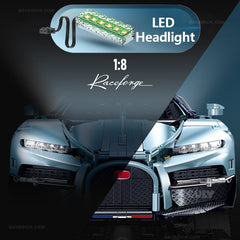 1:8 Bugatti Tourbillon | A Precision Blue Beast | Ultimate Collector's Item (3719 PCS)
