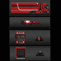 Ferrari F1 Race Car and Transporter Set | 2135 PCS