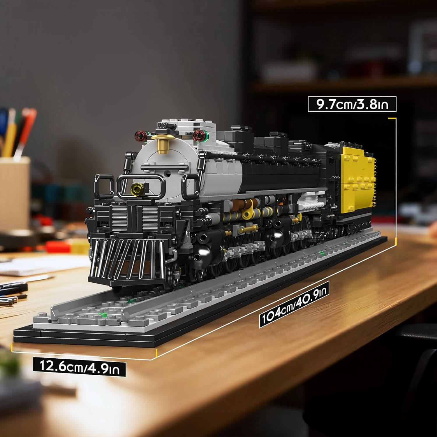 Big Boy 4-8-8-4 Steam Locomotive |  Legendary American Steam Engine | 3039 PCS - BAV BRICK