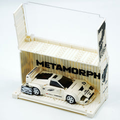 Ferrari F40 LBWK | White Edition | Container Display Case (394 PCS)