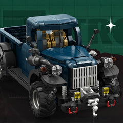 1:16 Dodge Vintage Blue Power Pickup | Classic American Muscle Truck(1199 PCS)