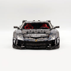1:8 Lamborghini Aventador SVJ LBWK | Electroplated Black Custom Bull Widebody Supercar (4990+ PCS)（副本）