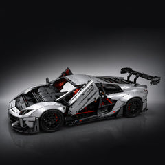 1:8 Lamborghini Aventador SVJ LBWK | Chrome Bull Widebody Supercar (4990+ PCS)