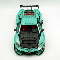 1:8 Lamborghini Aventador SVJ LBWK | Baked Enamel Mint Green Limited Bull Widebody Supercar (4990+ PCS)