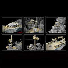 USS Montana Battleship | American Naval Flagship | 2955 PCS - BAV BRICK