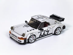 1: 24 CUSTOM GERMAN PORSCHE 930 with Container Display Case (318 PCS) - BAV BRICK