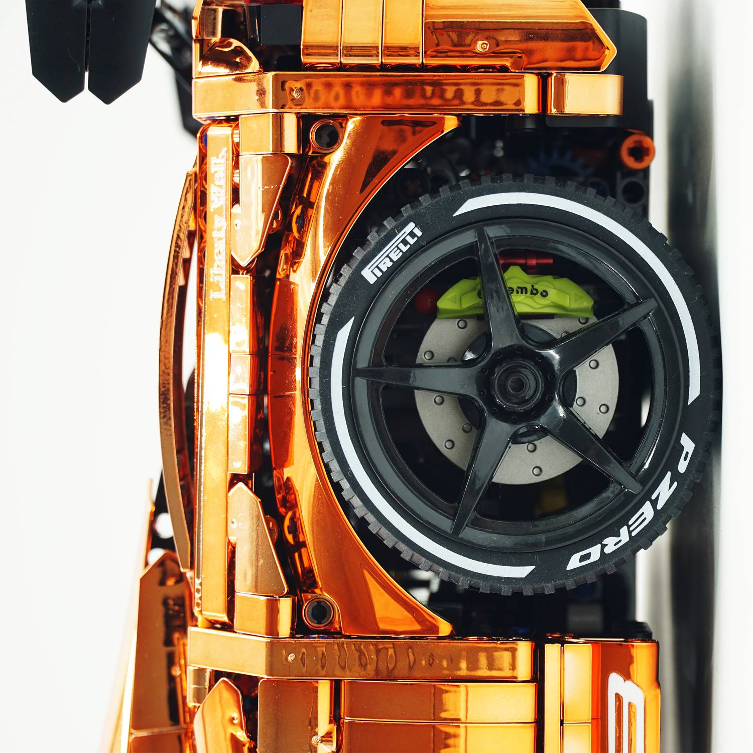 1: 8 Corvette C8 Supercar Building Sets, Mirror electroplating Customized Edition (3788 Pcs)