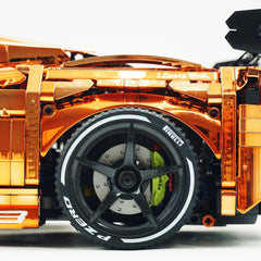 1: 8 Corvette C8 Supercar Building Sets, Mirror electroplating Customized Edition (3788 Pcs)