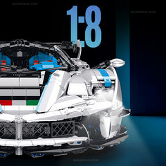 1:8 The Drift LaFerrari FXXK EVO | Pearl White Painting Custom Edition (4580pcs)