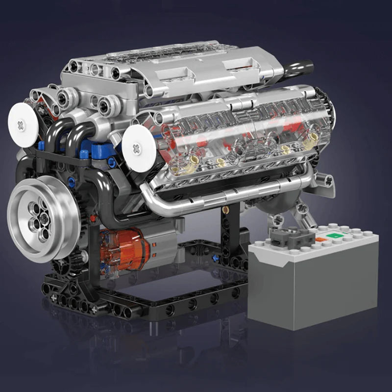 MOTORISED V8 ENGINE (534 PCS)