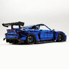 1: 8 BMW M4 GT3 Building Set, Fully Detailed Simulation, Electric Sapphire Blue Custom Edition (4556Pcs)