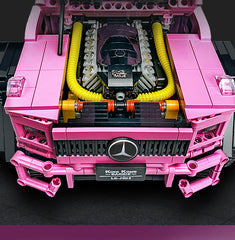 1:8 Pink Mercedes-Benz G800 4×4 Squared Brabus  (2687+PCS)