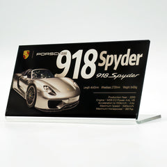 Suitable for Posche McLaren Supercar Series Display Acrylic Nameplate