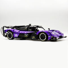 1: 8 Aston Martin Valkyrie Hypercar, Electroplated Purple Customized Version(3869 Pcs)