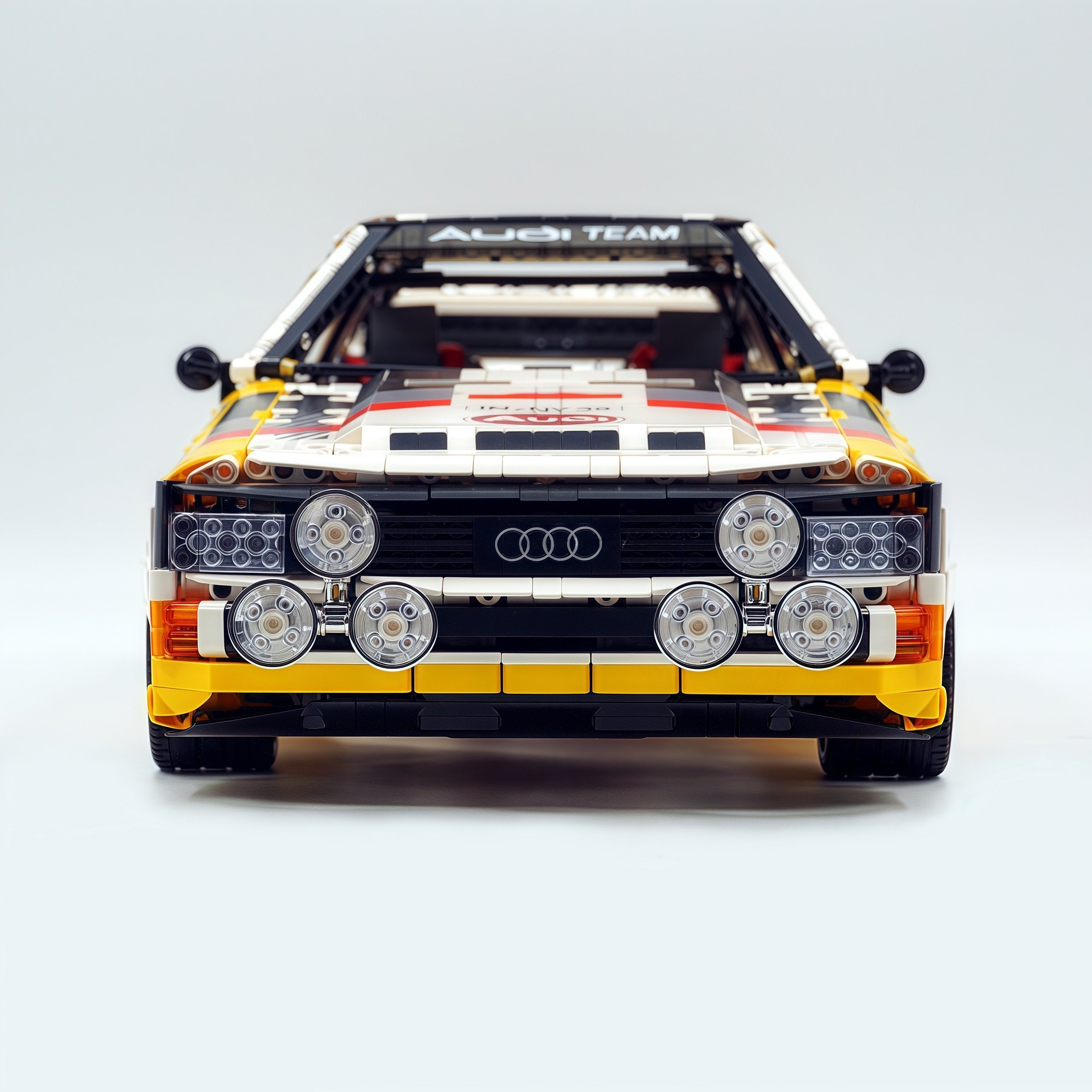 1: 8 Audi Rally Quattro S1 Group B 1984, Genuine Authorization (3887+Pcs)