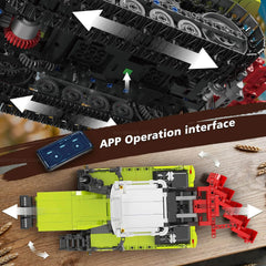 App-Controlled/RC Crawler Tractor | Farm Truck Construction Vehicle 1357pcs