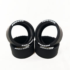 1:8 Custom Printed Imitation Hot Melt Tire, Suitable for All 1:8 Supercars (4-pack)