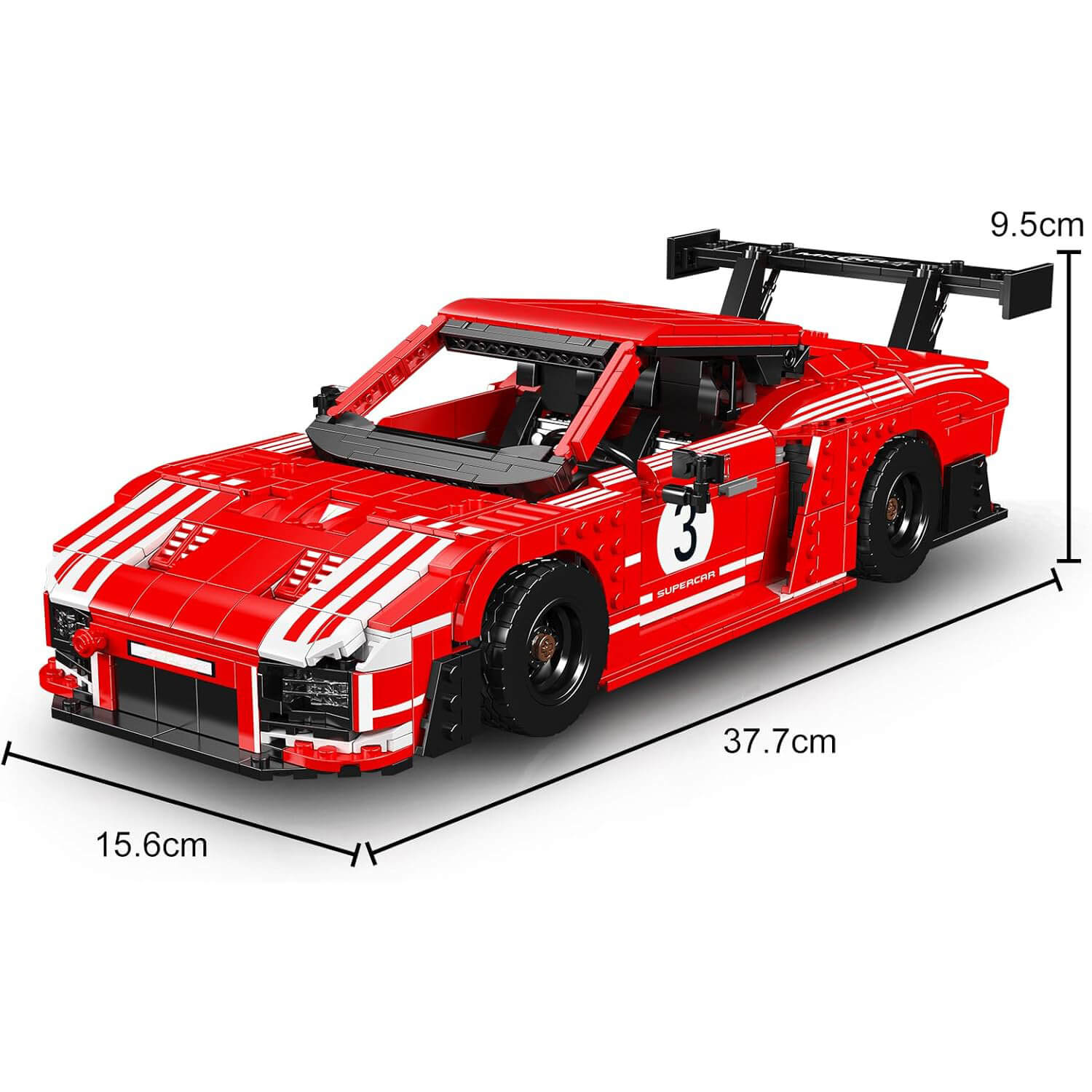 The Legendary German Porsche 935 Endurance Racecar (1717 Pcs)
