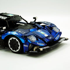 1: 8 Aston Martin Valkyrie Hypercar, Electroplated Dark Blue Customized Version(3869 Pcs)