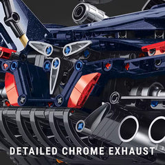 1:8 Apollo IE Hypercar — Midnight Edition | Starry Blue Exterior (3656pcs)