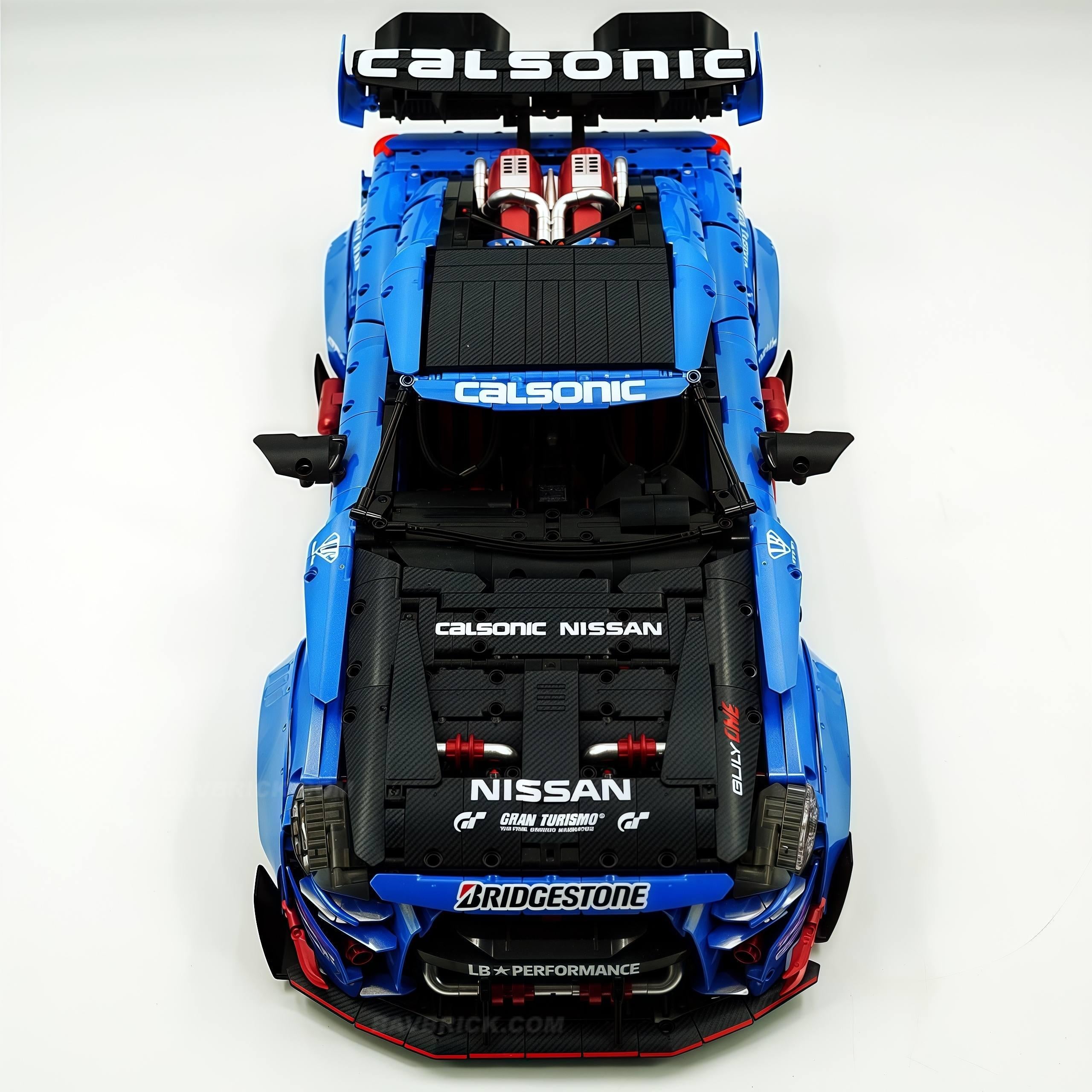 1:8 Nissan GT-R R35 Widebody Blue-plated custom Edition | Electroplated Beast | 3939+ PCS