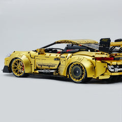 1:8 Porsche GT3 RS Gold Concept | Dual mode switching | 3824+PCS