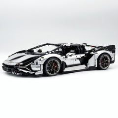 1: 8 Lamborghini Sian Matte Silver Special Edition (3696 PCS)