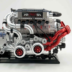 Large W16 Engine | French 16-Cylinder Engine Set (2520 PCS)