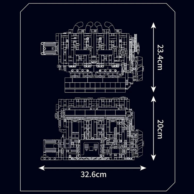 MOTORISED L4 GASOLINE ENGINE (1786 PCS)