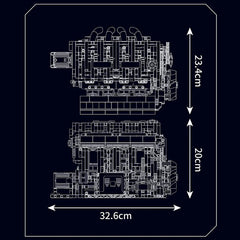 MOTORISED L4 GASOLINE ENGINE (1786 PCS)