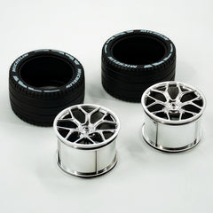 Lamborghini SCV12 Same Wheel Hub, Suitable for All 1:8 Supercars (4-pack)