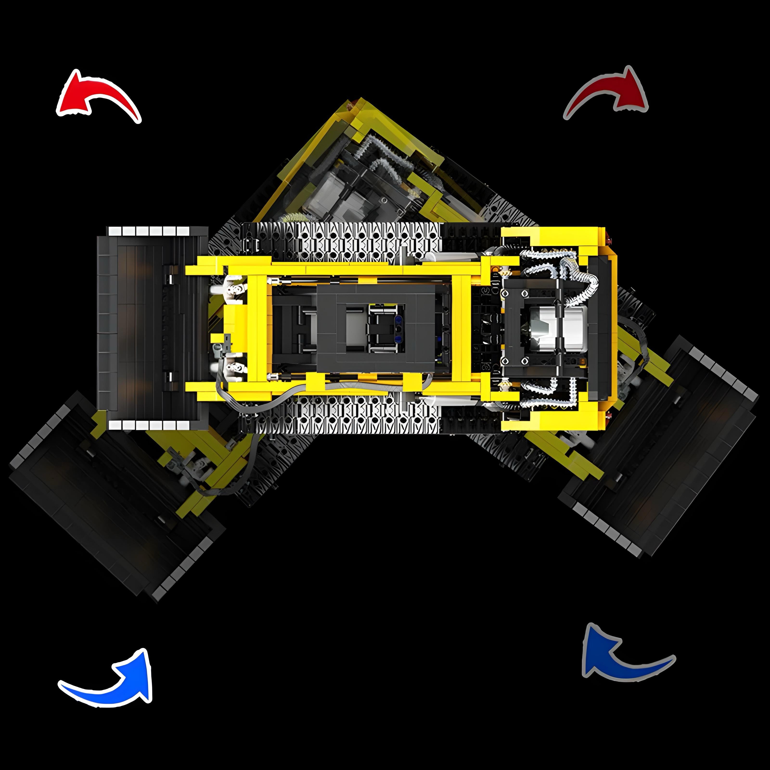 REMOTE CONTROLLED COMPACT TRACK LOADER (1800PCS)