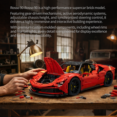1:8 Ferrari SF90 Hypercar | Mechanical Linkage Version (3797 PCS)