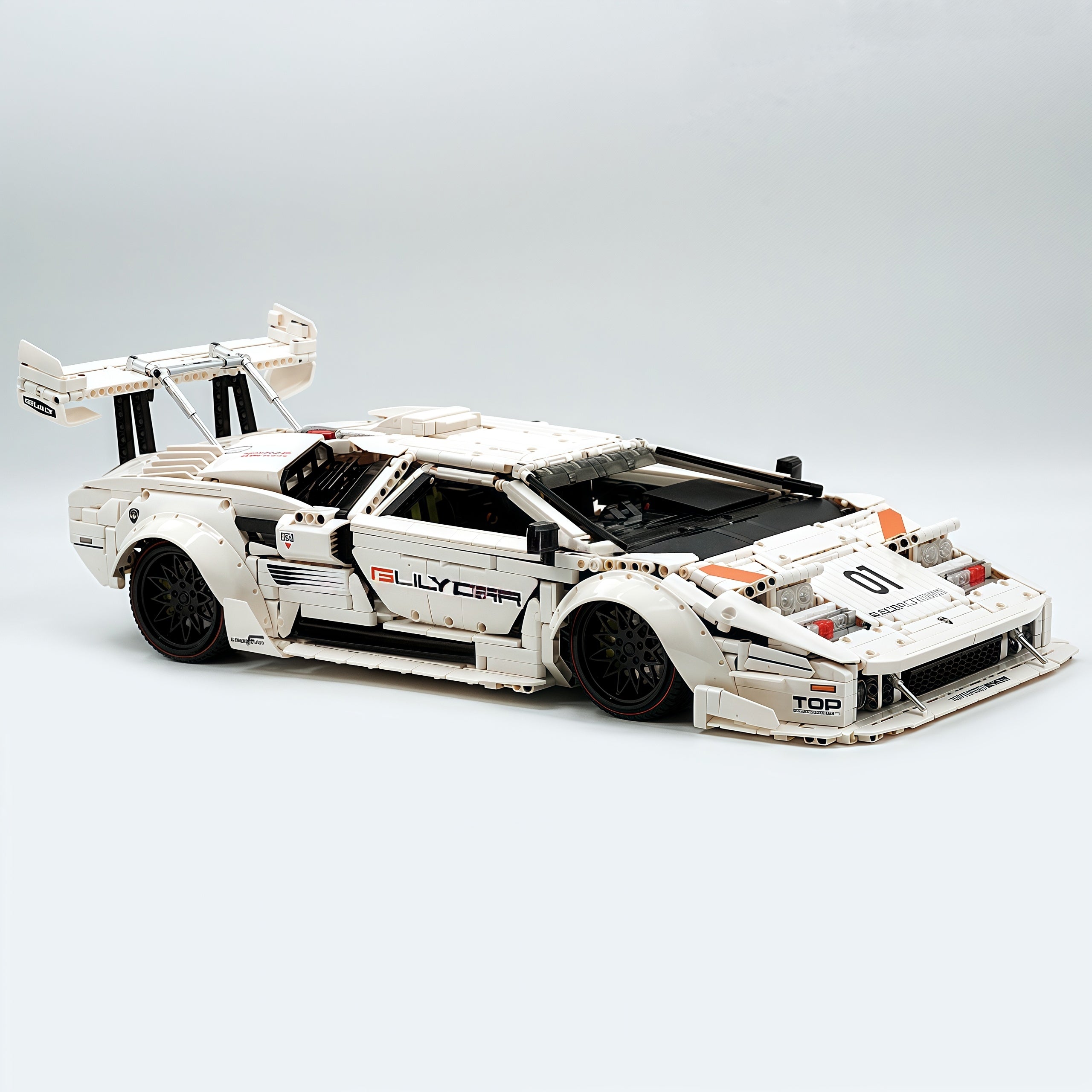 1:8 Lamborghini Countach LP5000 Building Set (3970+ PCS)