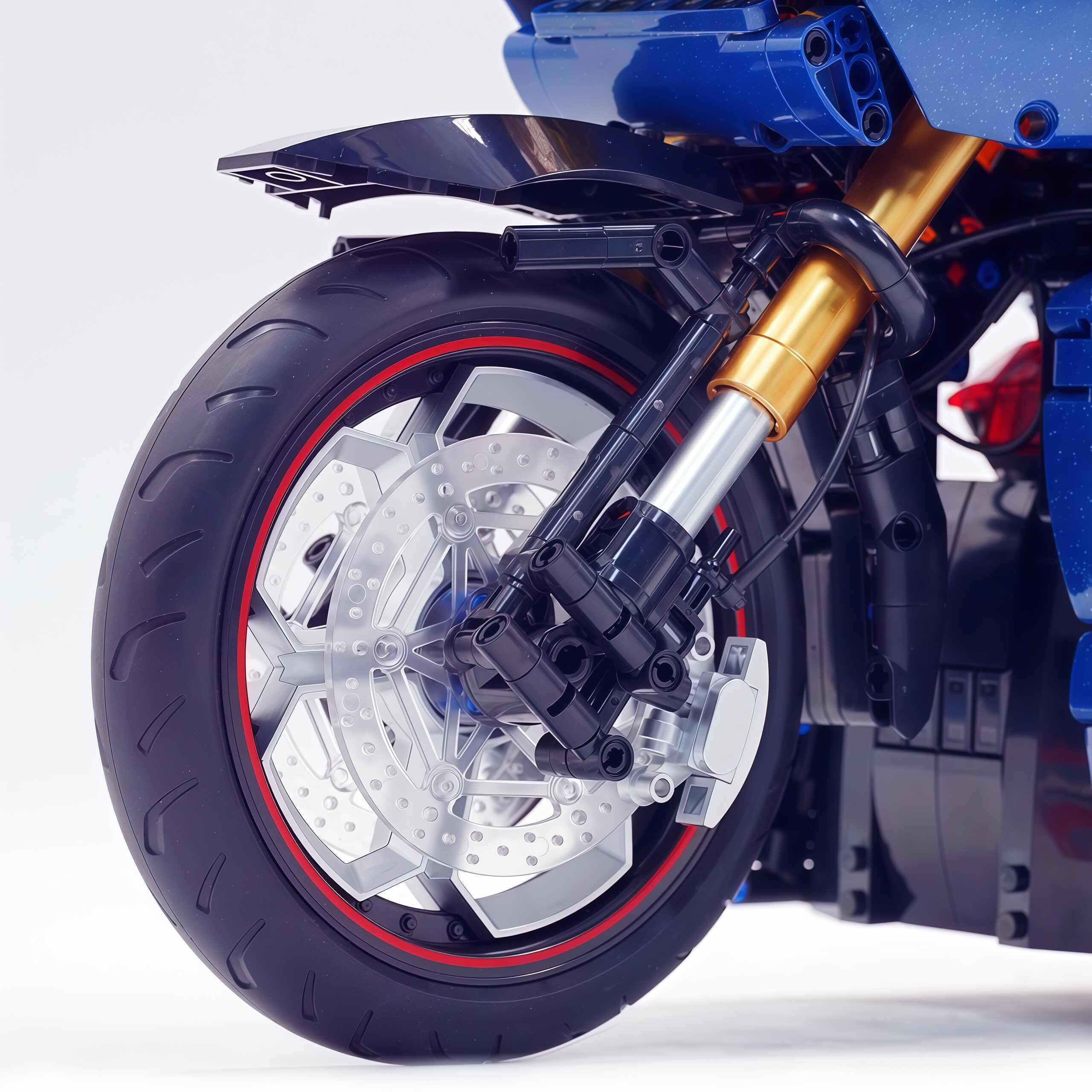 1:5 Harley-Davidson Street Glide Motorcycle | Glossy Starry Sky Blue Painted Edition(2410 PCS) - BAV BRICK