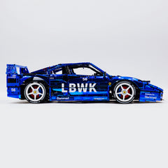 1:8 The Ultimate Ferrari F40 Supercar | LB Style Electroplated Mirror Royal Blue Edition (4026 PCS)