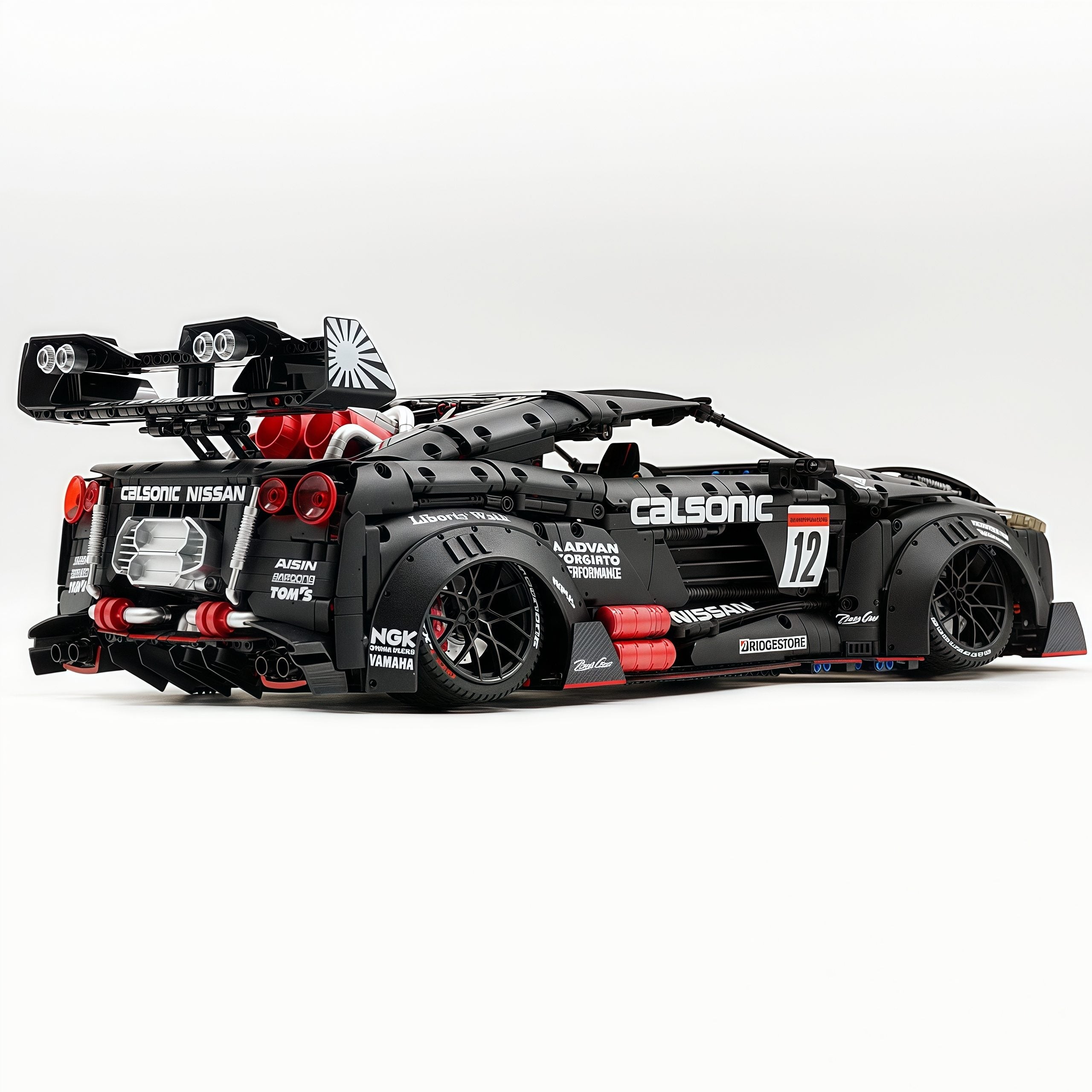 1:8 Nissan GT-R R35 Widebody Black Warrior Custom Edition |&nbsp; Black Beast | 3939+ PCS