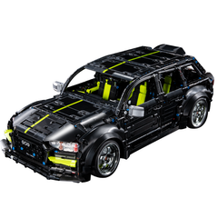 AUDI RS6 Black Warrior Set, High Detail Restoration (2896 Pcs) - BAV BRICK