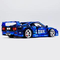 1:8 The Ultimate Ferrari F40 Supercar | LB Style Electroplated Mirror Royal Blue Edition (4026 PCS)