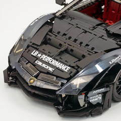 1:8 Lamborghini Aventador SVJ LBWK | Electroplated Black Custom Bull Widebody Supercar (4990+ PCS)（副本）