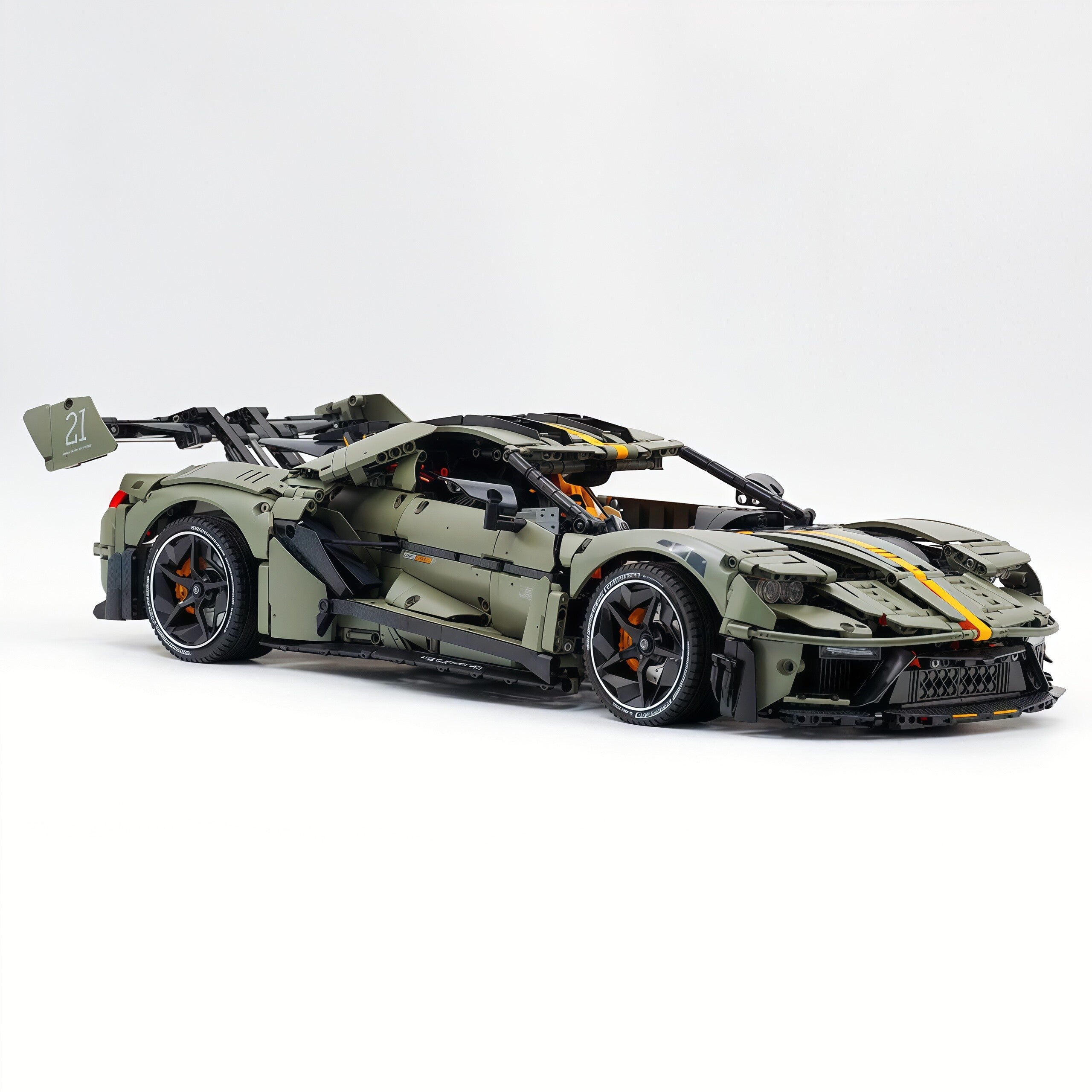 1:8 RC Ultimate Ford GT Mansory | The Dominant American Road King (3400+ pcs) - BAV BRICK