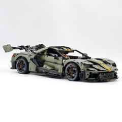 1:8 RC Ultimate Ford GT Mansory | The Dominant American Road King (3400+ pcs) - BAV BRICK