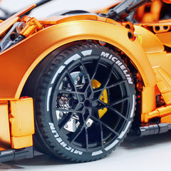 1: 8 LaFerrari Supercar, Customized Orange Gold Edition, Fully Detailed Simulation, The Ultimate Collectible, None-Remote Controlled (4739Pcs)
