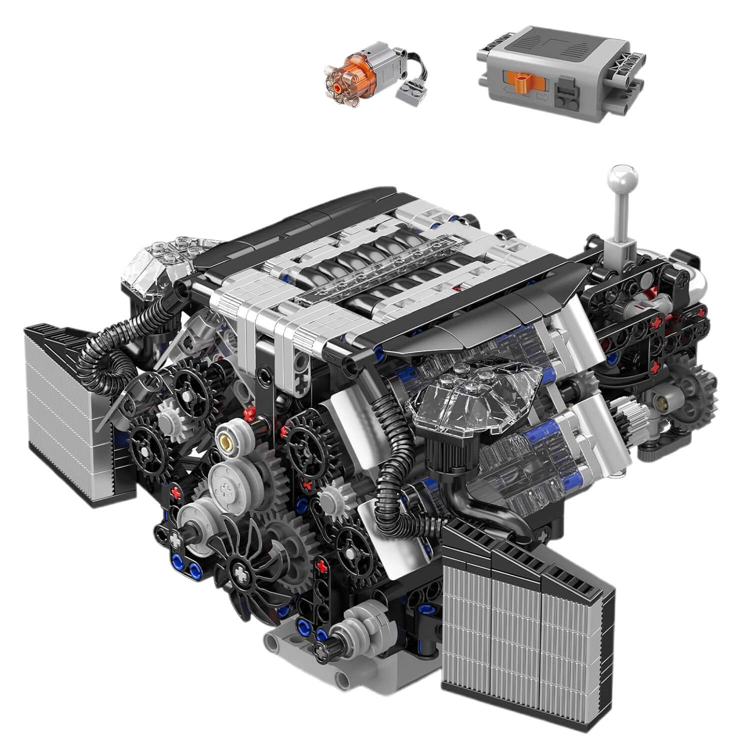 Twin Turbo W12 German Engine (870 Pcs)