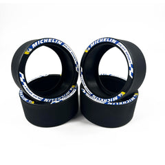1:8 Custom Printed Imitation Hot Melt Tire, Suitable for All 1:8 Supercars (4-pack)