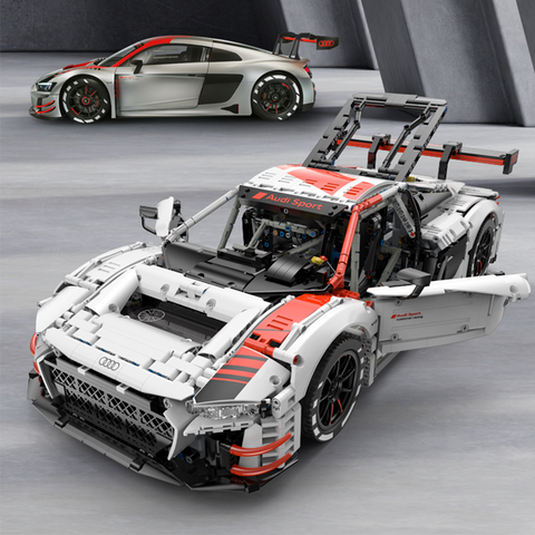 Track Built R8 Audi R8 LMS GT3 – Track Precision in 1:8 Scale (3300+Pcs) | BAV BRICK