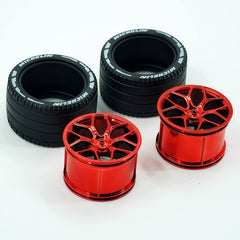 Lamborghini SCV12 Same Wheel Hub, Suitable for All 1:8 Supercars (4-pack)