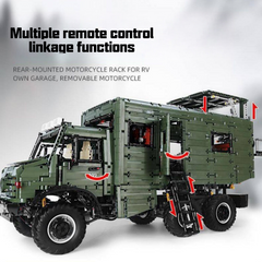 1:8 Remote-Controlled Mercedes Unimog Expedition Truck | Fully Motorized Collector’s Edition (6689 PCS)