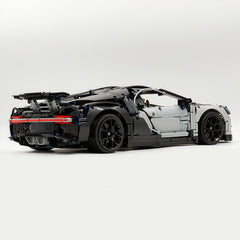 1: 8 Bugatti Chiron, Custom Modified Gray+Black Edition (4031PCS)